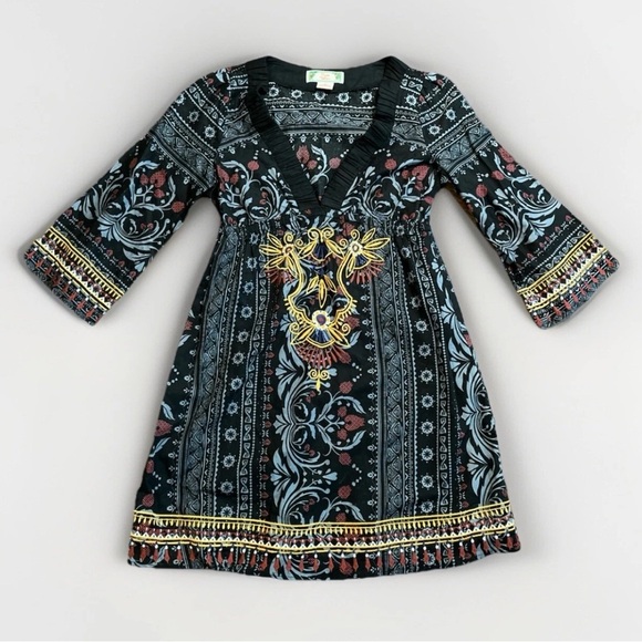 Flying Tomato Boho Embroidered Dress Size Small - Picture 1 of 6